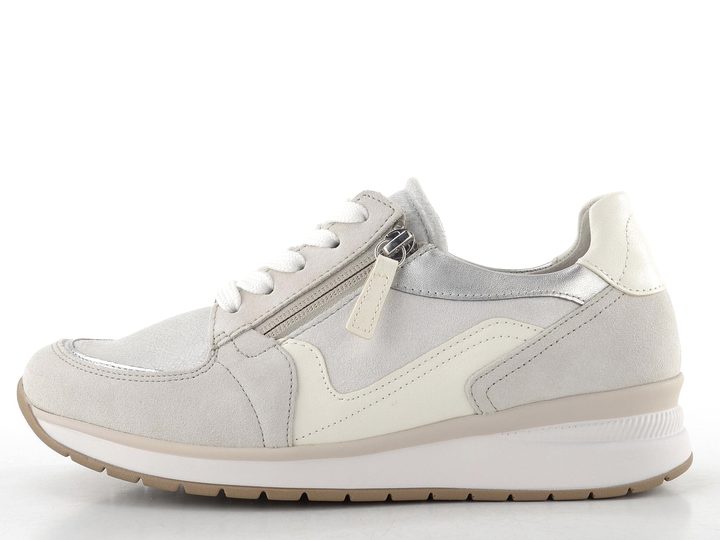 Gabor široké tenisky se zipem bianco/white/silber 86.307.60