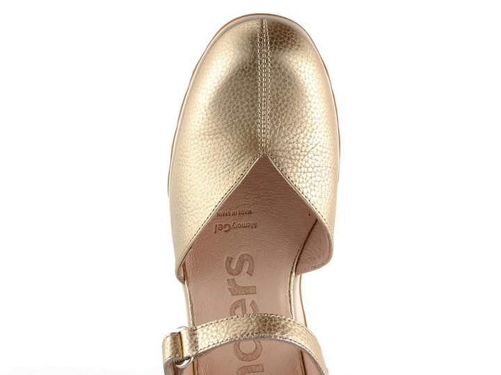 Wonders sandále s plnou špičkou Platino C-7601