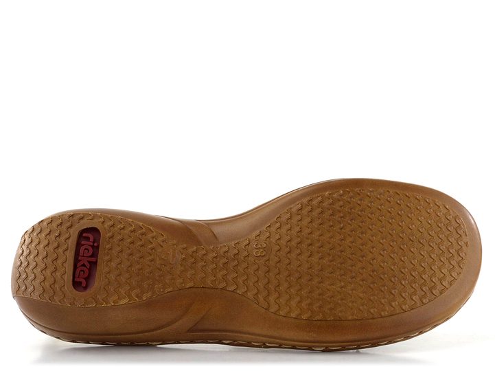 Rieker sandále biele s bižutériou 60839-80