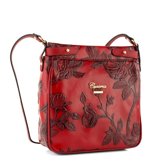 Cuoieria Fiorentina crossbody kabelka červená B.1850