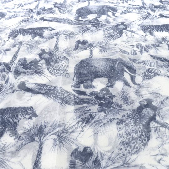 Fraas lehký udržitelný šál s motivy divokých zvířat 640074-987