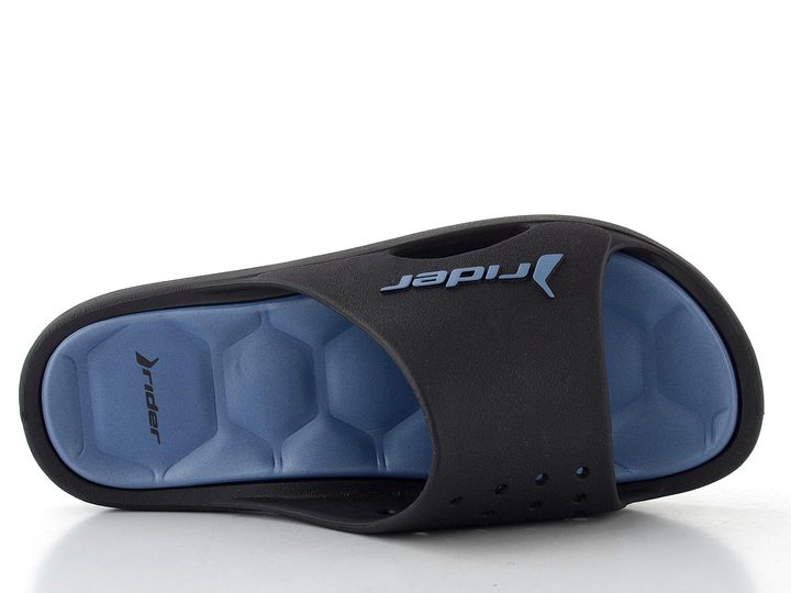 Rider pánske šľapky čierne/modré Bay XIV AD 83632-BM434