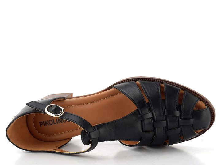 Pikolinos dámské sandály s plnou patou Valencia black W7D-1835