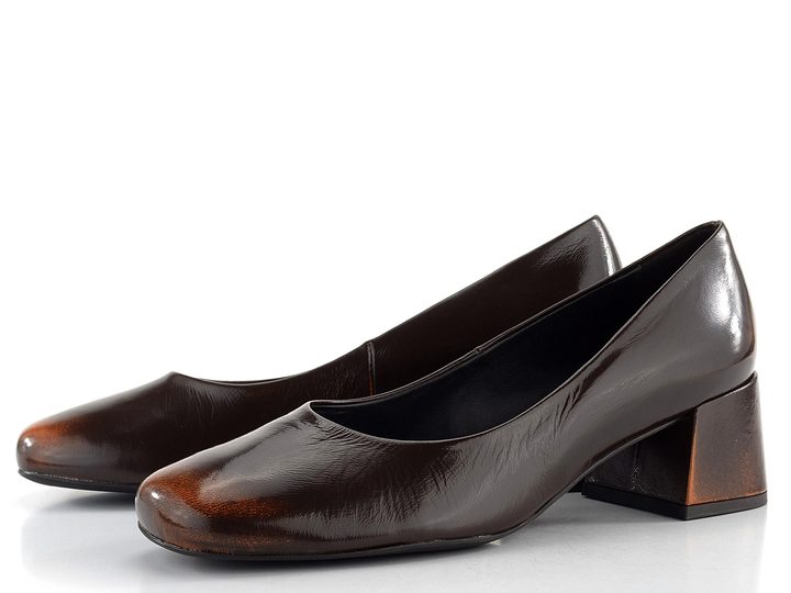 Högl lodičky na širokém podpatku Rust 8-104307