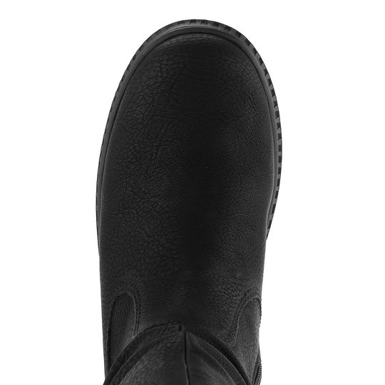 Rieker riasená členková obuv čierna 74283-00