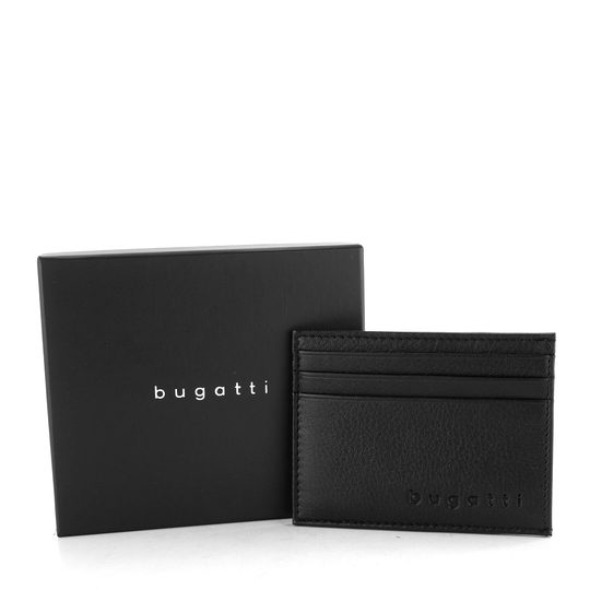 Bugatti vreckové puzdro na karty čierne 49118201