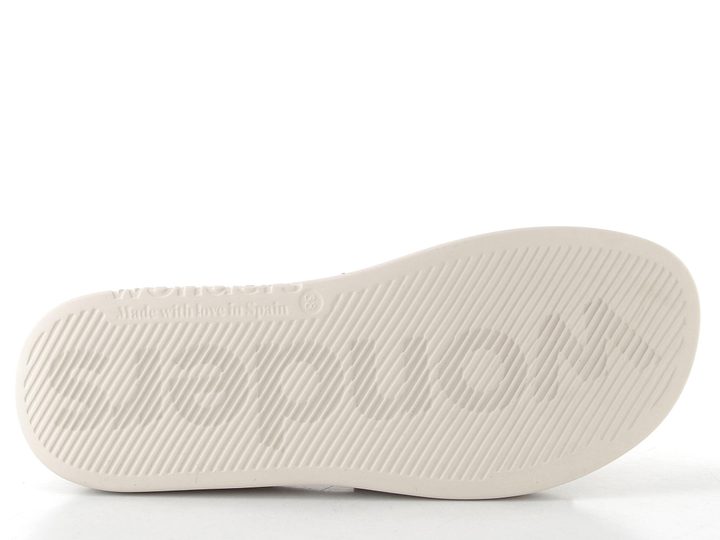 Wonders bílé lakované sandály off C-6551