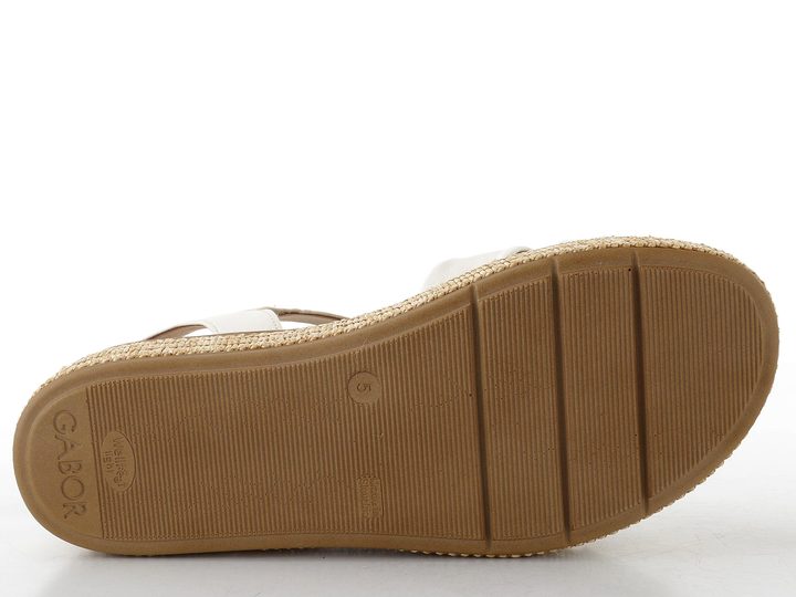 Gabor sandály na platformě světlé latte 84.563.20