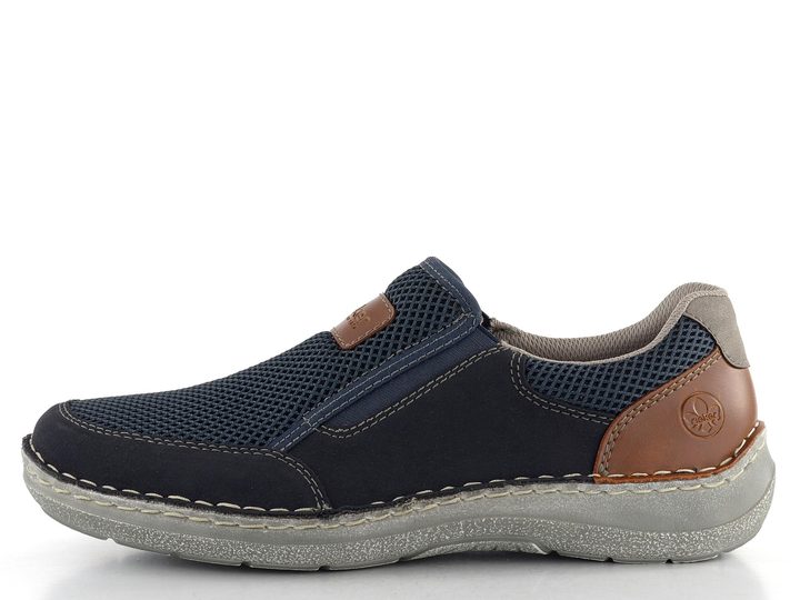 Rieker pánské nazouvací polobotky s pružinami 03053-14