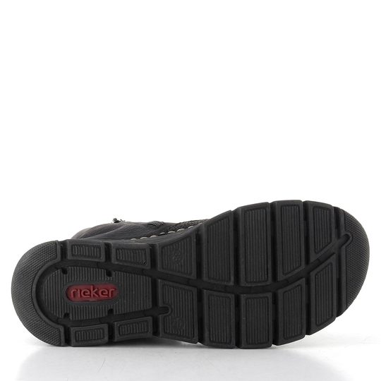 Rieker vyšší šněrovací kotník černý 55014-00