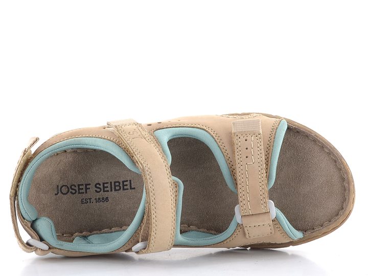 Josef Seibel športovejšie sandále béžové kombi 76801TE381
