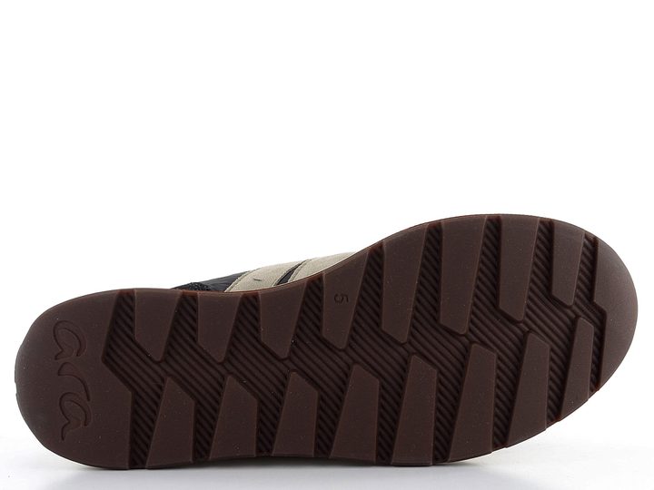 Ara širšie tenisky so zipsom New York Schwarz/Moon 12-25102-01