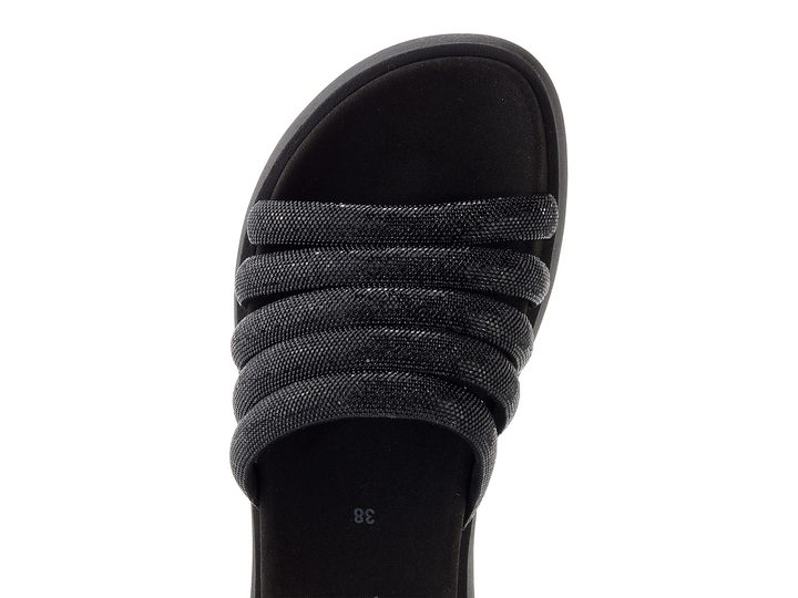 Gabor páskové pantofle na platformě černé 83.752.87