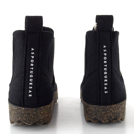 Asportuguesas nazúvacia členková obuv Caia black P018084036