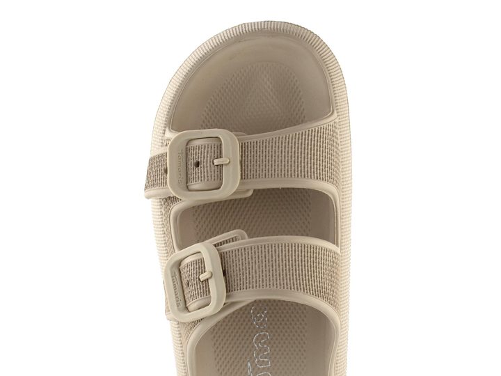 Tamaris pantofle s nastavitelnými pásky Beige 1-27508-42