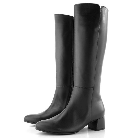 Gabor čižmy na podpätku čierne hladké vel.S 75.688.27