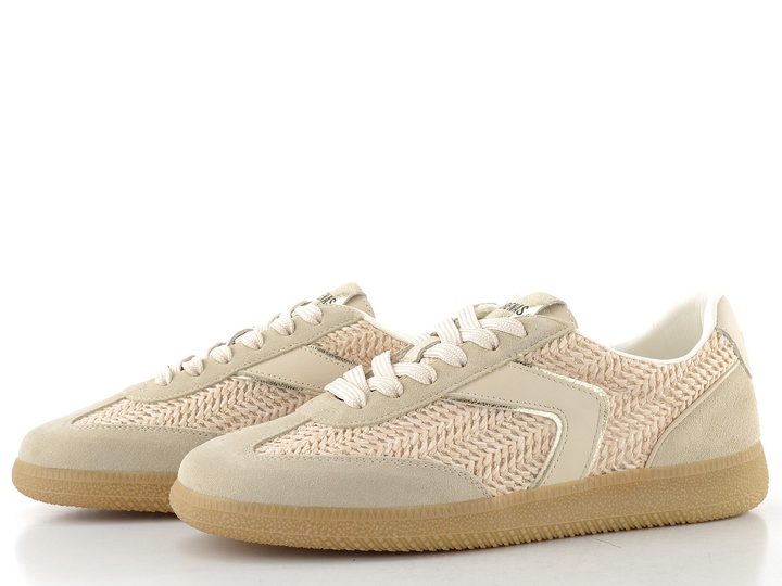 Verbenas šněrovací tenisky Sound vaniglia/trigo 9802651061