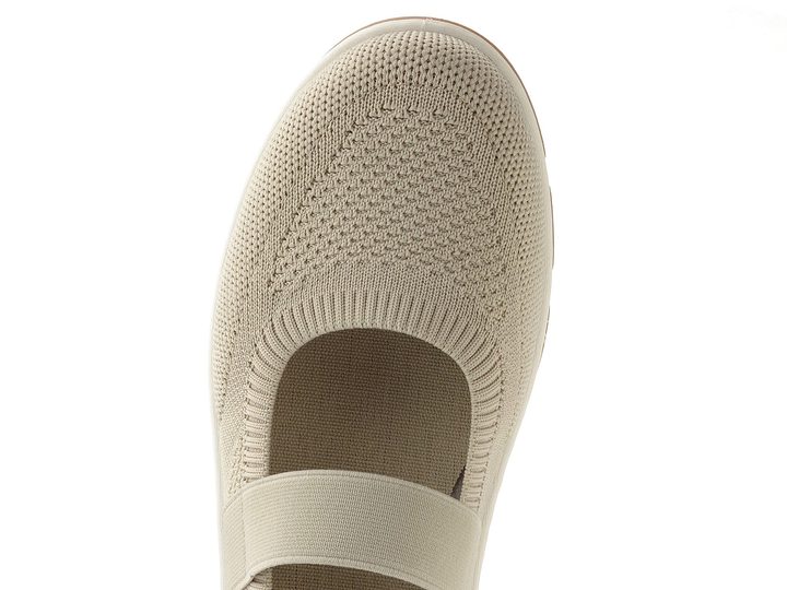 Mustang sportovnější baleríny s páskem sand 26M0582003