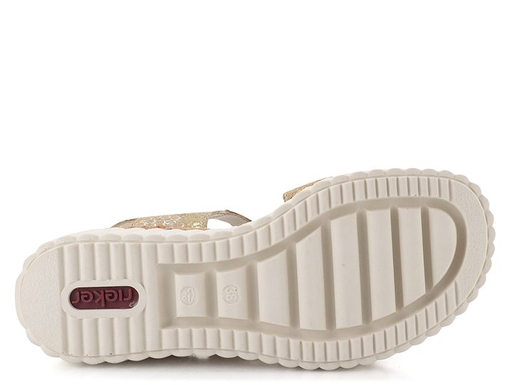 Rieker hadinkové sandály na klínku multi 69157-90