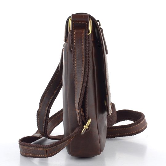 Pánské crossbody hnědé 7076