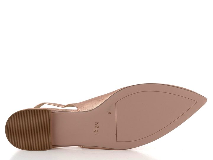 Högl luxusní metalické baleríny s volnou patou Sunrise 9-100111