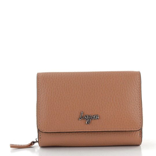 Dámská kožená peněženka se zipovou kapsou Peach BLC/5616/1022