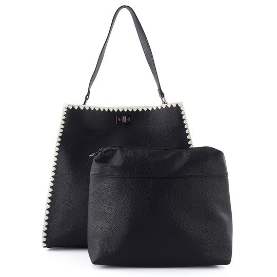 Remonte shopper kabelka s etují černá Q0771-00