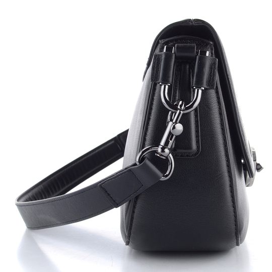 Hispanitas luxusná kabelka so vzorovanou klopou black/white BI254150