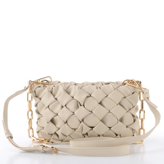 Lola Casedemunt malá kabelka/listová kabelka s retiazkou ecru LS2604078