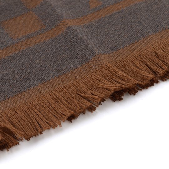 Högl vlněný šál darkbrown 0-158210-8600