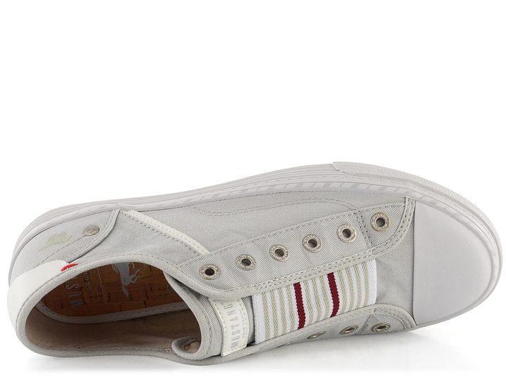 Mustang tenisky bez tkaniček Hellgrau 1376-402-022