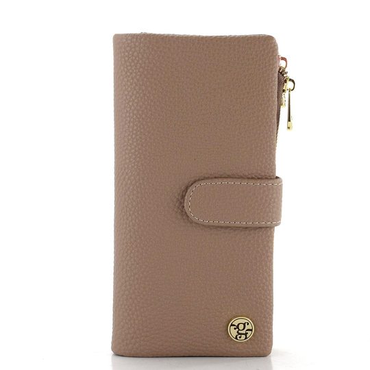 Dámská peněženka s odepínatelným pouzdrem béžová/barevná LCY-1949