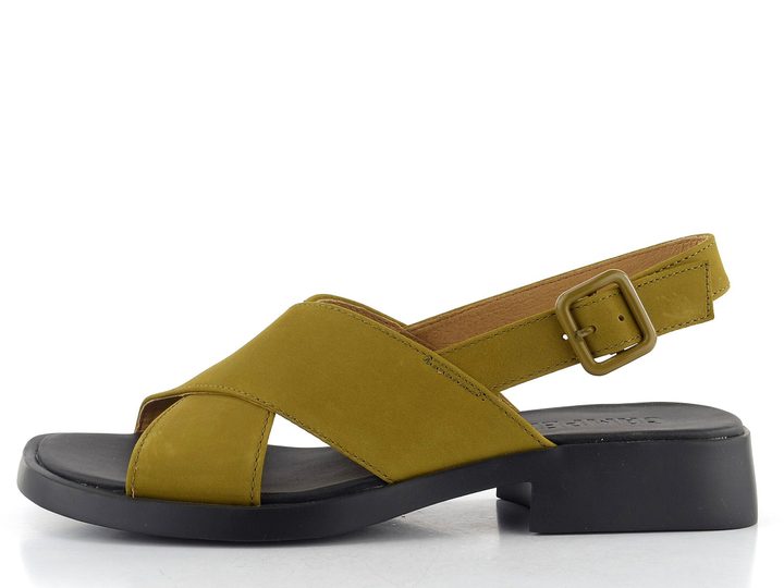 Camper sandály s kříženými pásky zelené K201600-007