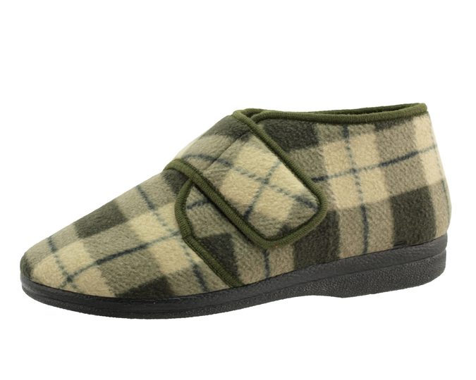 Jadi domácí bačkory se zipem olive