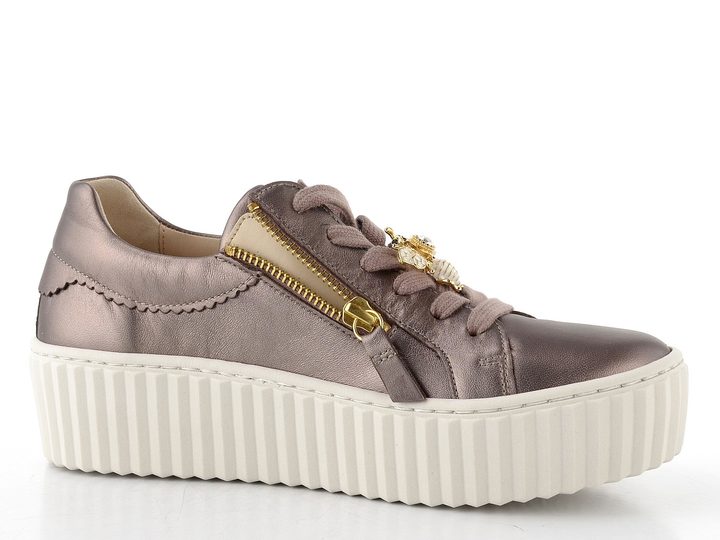 Gabor tenisky na platformě metalické růžové 73.201.60