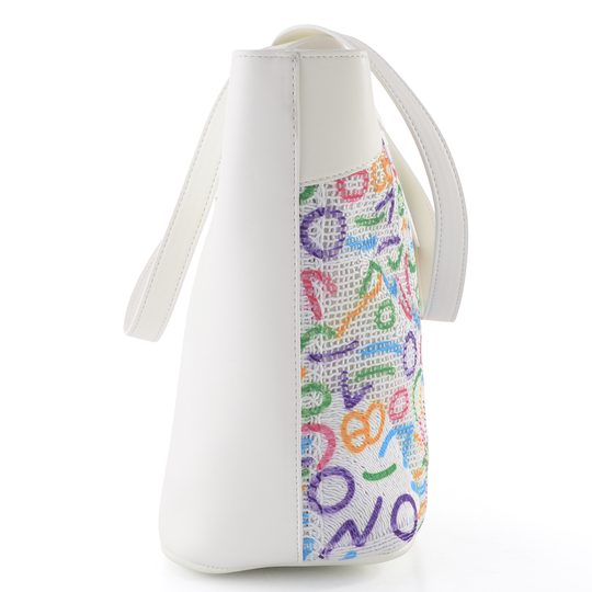 Remonte shopper kabelka weiss/weiss-multi Q0772-80