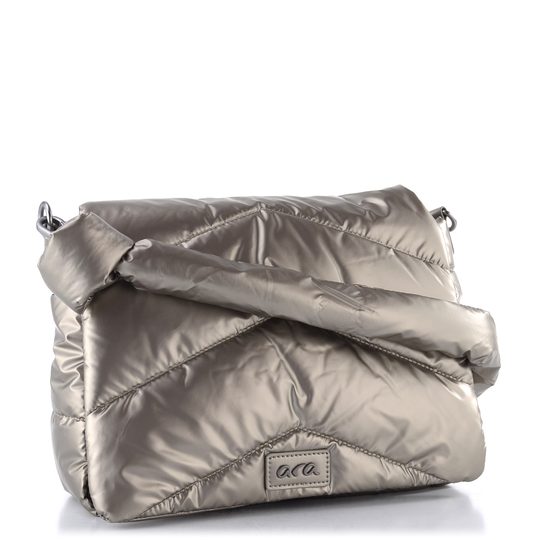 Ara prešívaná kabelka s dvoma popruhmi Nele silky moon-met 16-22106-62