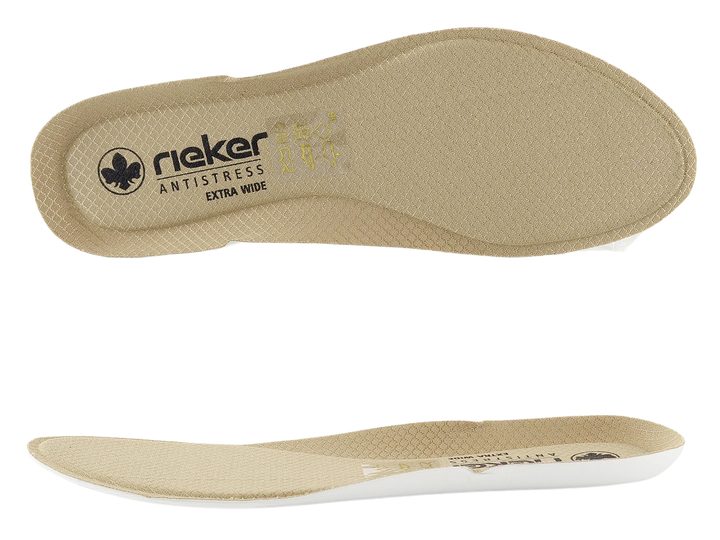 Rieker tenisky na kline biele M4903-80