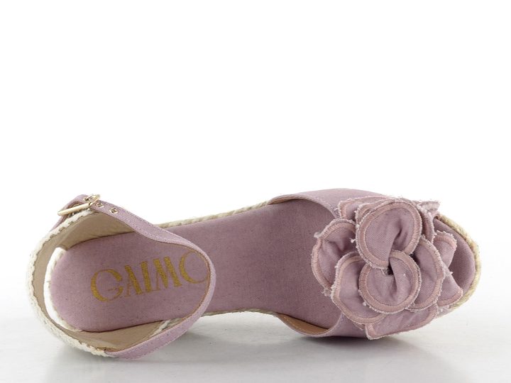 Gaimo sandály na klínu Yalena pique summ rosapalo