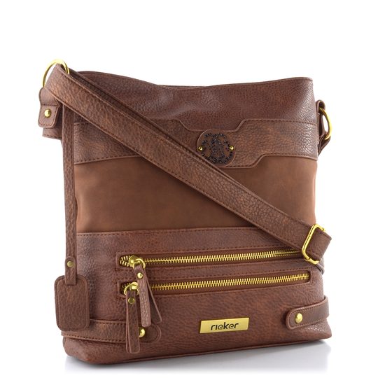 Rieker kombinovaná crossbody kabelka hnědá H1346-22