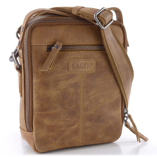 Lagen pánské crossbody camel LG-5153