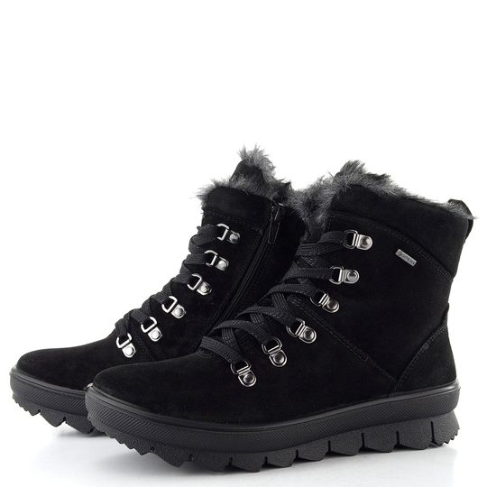 Legero vyteplený kotník s Gore-Texem černý 2-000530-0000