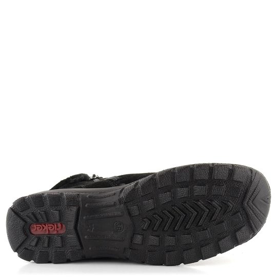 Rieker prošívaný kotník s membránou černý L7141-00