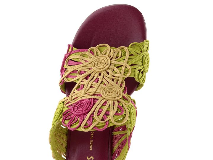 Hispanitas pantofle na podpatku Tulipan Multi Yellow HV264841