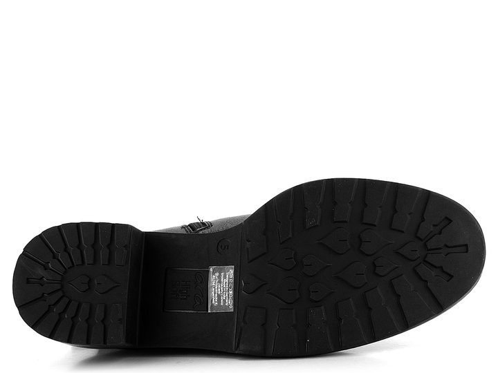 Ara šnurovacia členková obuv na podpätku Parker Black 12-26113-01