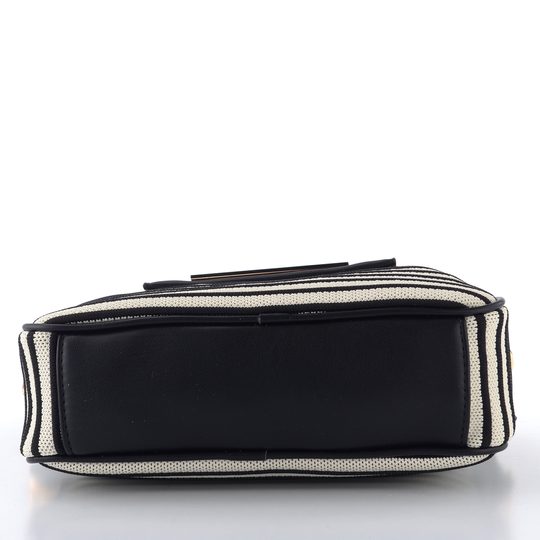 Lola Casademunt pruhovaná textilní crossbody kabelka LS2604089