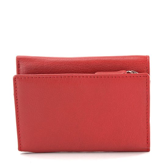 Lagen peněženka se zipovou kapsou Red LM-2520E/GK
