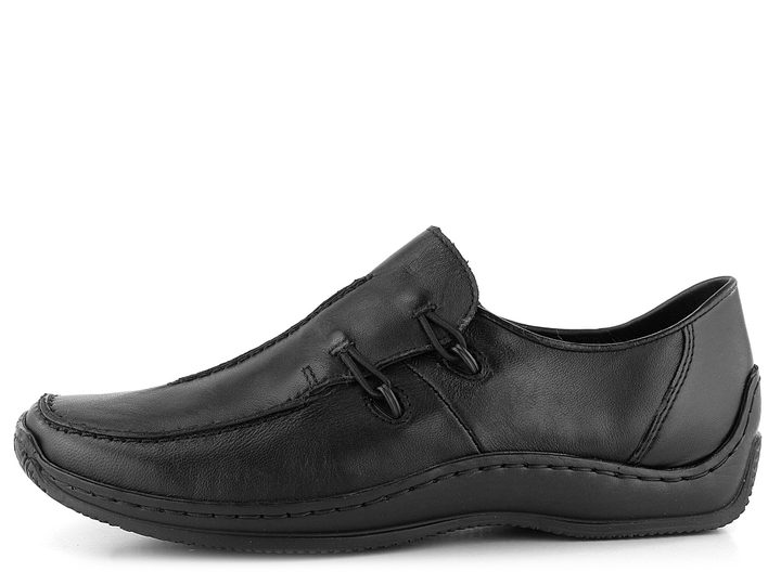 Rieker nazúvacie poltopánky čierne L1751-00