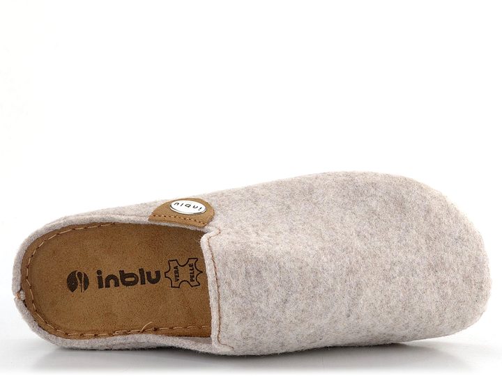 Inblu dámské domácí pantofle s plnou špičkou béžové Iaccio DK000011