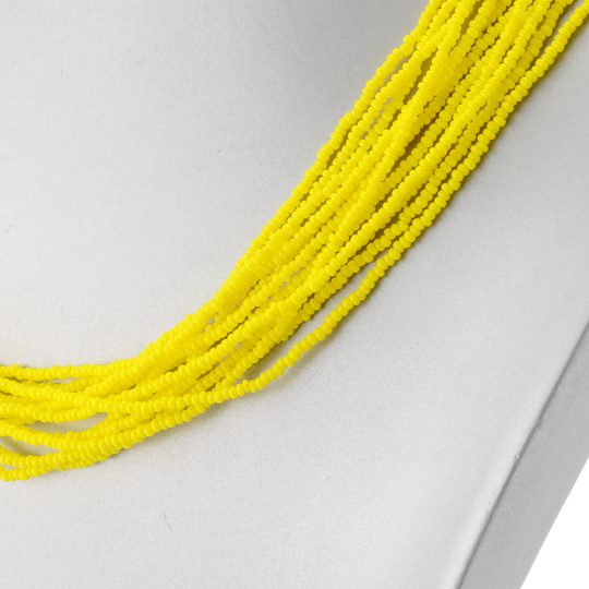 Náhrdelník rokajl žlutý